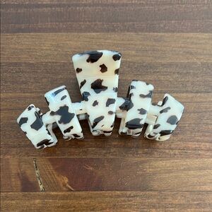 Leopard Print Hair Claw Clip